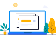 allura exploring on laptop